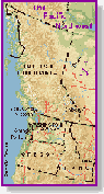Map Overview of Pacific Northwest with links to wine regions