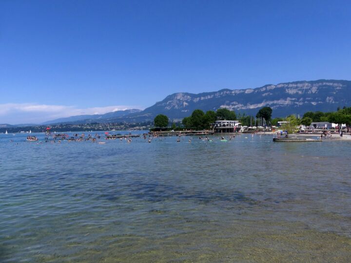 Les plus belles plages du lac du Bourget et ou se baigner